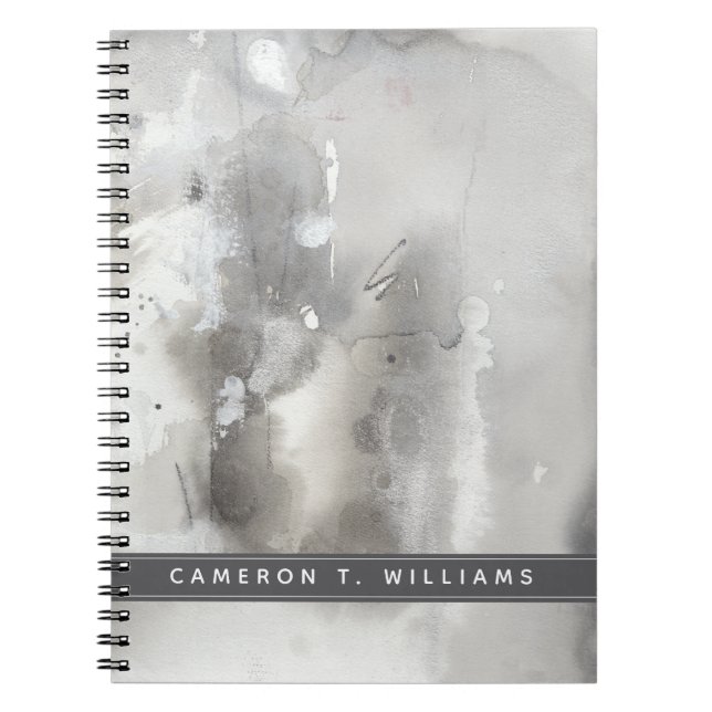 Add Your Name | Mystical Objects - Grey Notebook (Front)