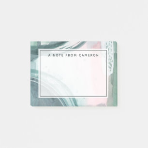 Add Your Name Pastel Scribe - Watercolor Post-it Notes