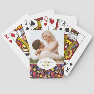 Add Your Name Pattern Of The Lovers Frogs Playing Cards