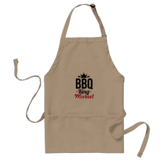 Add your name personalized BBQ King Standard Apron