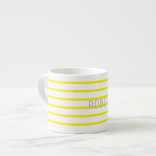 Add Your Name Personalized Espresso Coffee Mug Cup