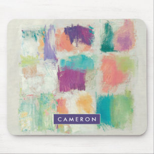 Add Your Name Popsicles II Stone Abstract Print Mouse Pad