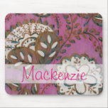 Add Your Name | Radiant Ornament I Mouse Pad<br><div class="desc">Floral</div>