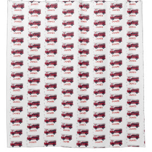 Add Your Name Red Fire truck Personalised