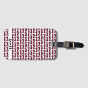 Add Your Name Red Fire truck Personalised Luggage Tag
