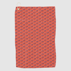 Add Your Name Red Fire truck Personalized Kids Golf Towel