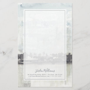 Add Your Name   Sky Horizon - Neutral Colours Stationery