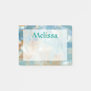 Add Your Name   Sparkle Beach Post-it Notes