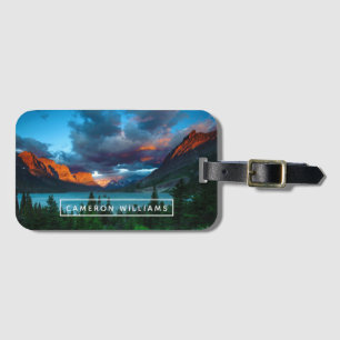 Add Your Name   SunRise at St. Mary Lake Luggage Tag