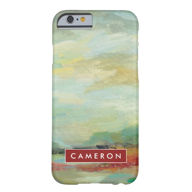 Add Your Name | Sunrise Field Abstract Print Case-Mate iPhone Case (Back)