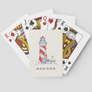 Add Your Name Take Time To Coast Through Life Playing Cards