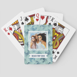 Add Your Name | Tie Dye Pattern Of Crabs Playing Cards