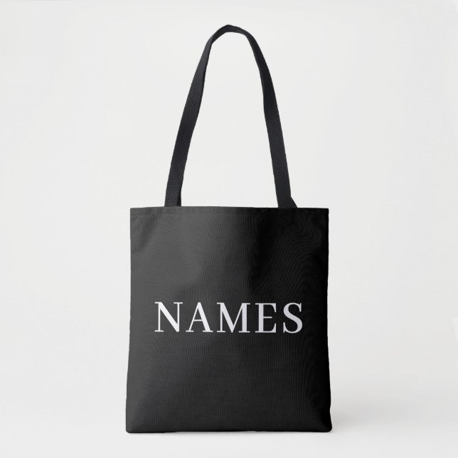 Add Your Name Tote Bag (Front)