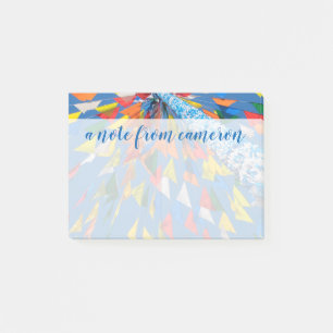 Add Your Name   Triangle Flag Decoration Post-it Notes