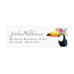 Add Your Name Tropical Halo - Toucan
