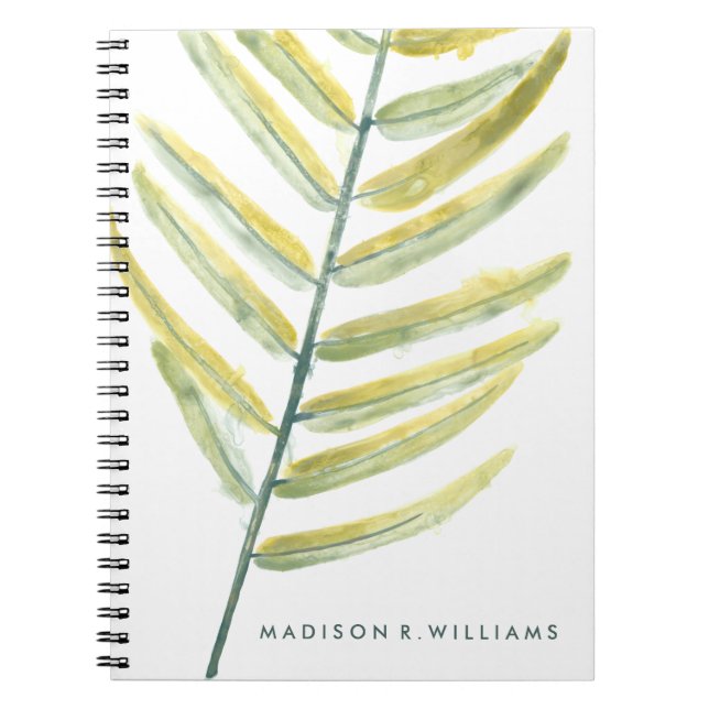 Add Your Name | Verdant Impressions VII Notebook (Front)