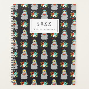 Add Your Name   Watermelon Sloth Pattern Planner