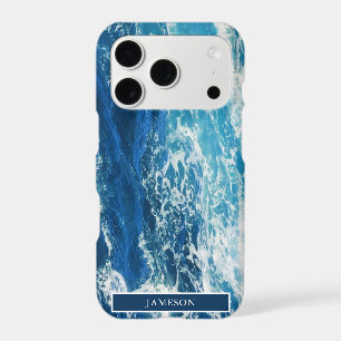 Add Your Name Wavy Blue Sea