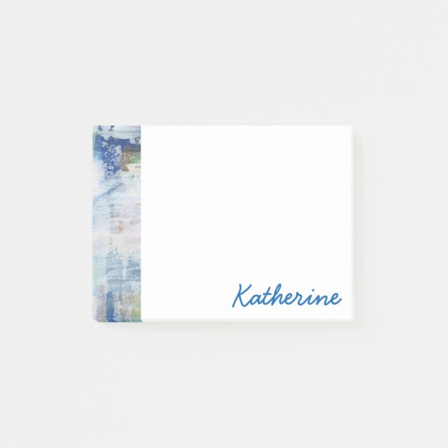 Add Your Name | White Wash III Post-it Notes (Front)