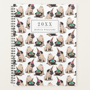 Add Your Name/Year   Puppy Pugs   Aspiring Unicorn Planner