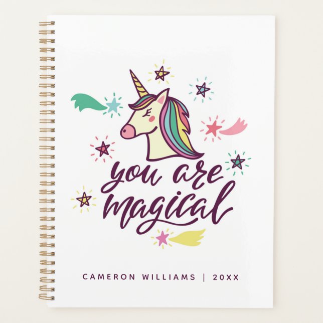 Add Your Name/Year | You Are Magical Planner (Front)