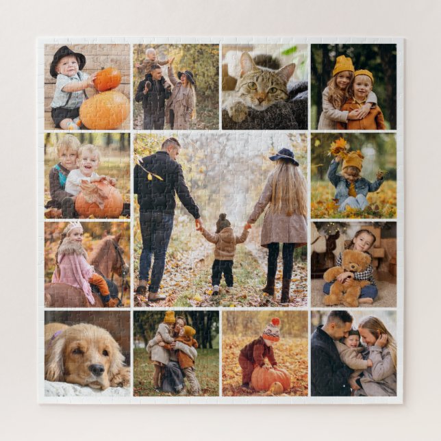 Add Your Own 13 Photo Collage Jigsaw Puzzle (Vertical)