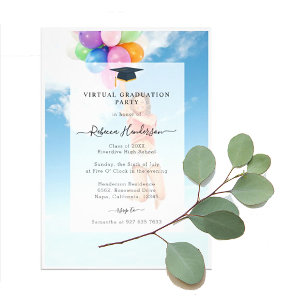 Add Your Own 2 Photo (1+1)  Script Graduation Invitation