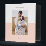 Add Your Own 3 Photo Gallery Personalized Binder<br><div class="desc">Simple and modern 3 photo gallery personalized design.</div>