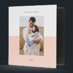 Add Your Own 3 Photo Gallery Personalized Binder<br><div class="desc">Simple and modern 3 photo gallery personalized design.</div>