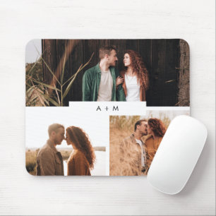 Add Your Own - 3 Photo Gallery Personalized Mouse Pad