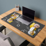 Add Your Own 4 Photographs and Text Personalized  Desk Mat<br><div class="desc">Create a Photo Personalized desk mat from Ricaso - add 4 photographs and text to this great circle and triangle patterned desk mat office accessory - a great addition to your home or office desk, keep your loved ones with you while you work, add photographs of your pets - the...</div>