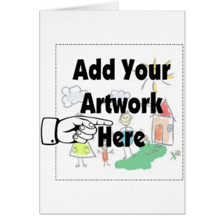 Add your own Artwork or Kid's Artwork for gifts