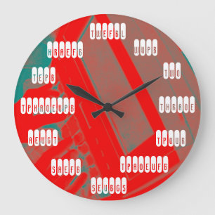 Add Your Own Background Court Reporter Clock