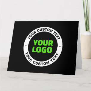 Add Your Own Business Logo or Uploaded Design Card
