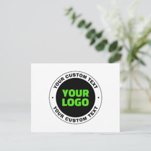 Add Your Own Business Logo or Uploaded Design Card