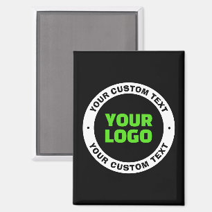 Add Your Own Business Logo or Uploaded Design Magnet