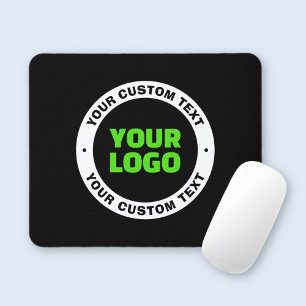 Add Your Own Business Logo or Uploaded Design Mouse Pad