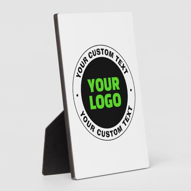Add Your Own Business Logo or Uploaded Design Plaque (Side)