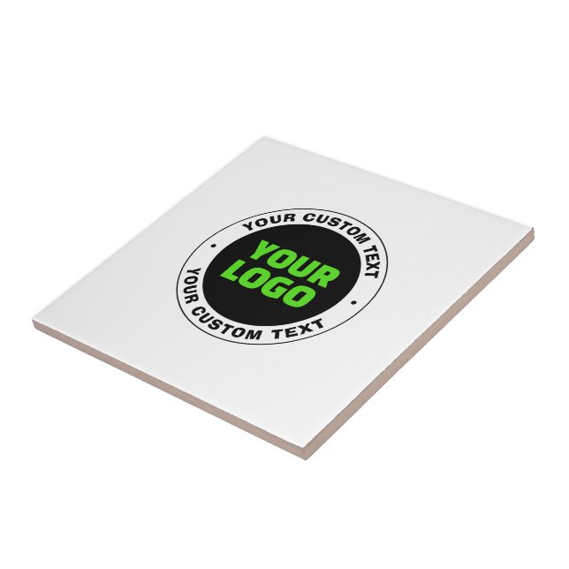 Add Your Own Business Logo or Uploaded Design Tile (Side)