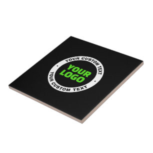 Add Your Own Business Logo or Uploaded Design Tile