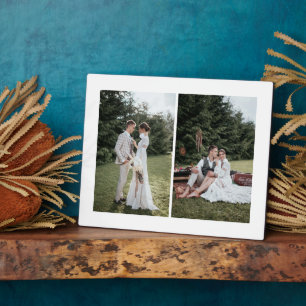 Add Your Own Custom 2 Photo Collage Plaque