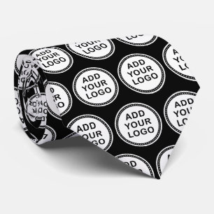 Add your own custom business logo or graphic black tie