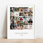 Add Your Own Custom Family 25 Photo Collage Poster<br><div class="desc">This design printed Add Your Own Custom Family 25 Photo Collage Poster that can be customized with your text. Please click the "Customize it" button and use our design tool to modify this template. Check out the Graphic Art Design store for other products that match this design!</div>