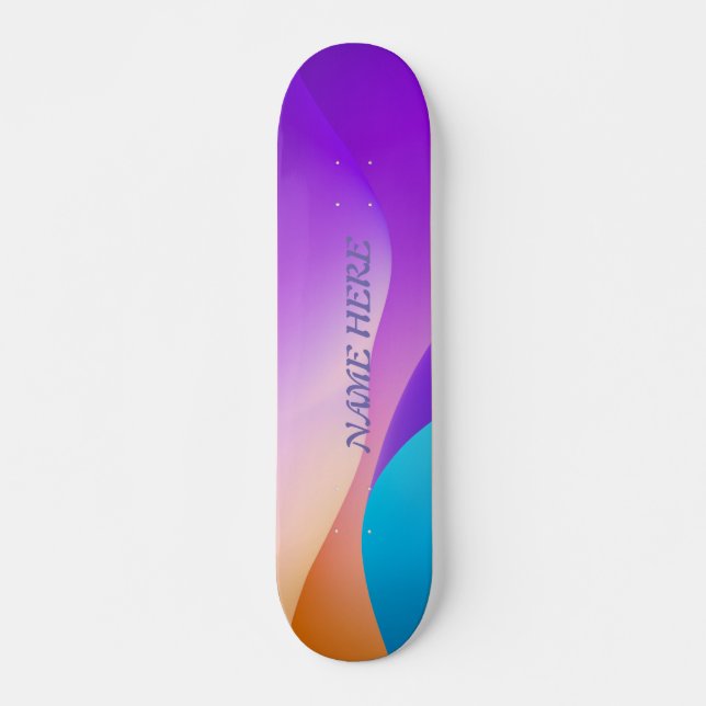 Add Your Own Custom Name Personalized Skateboard (Front)