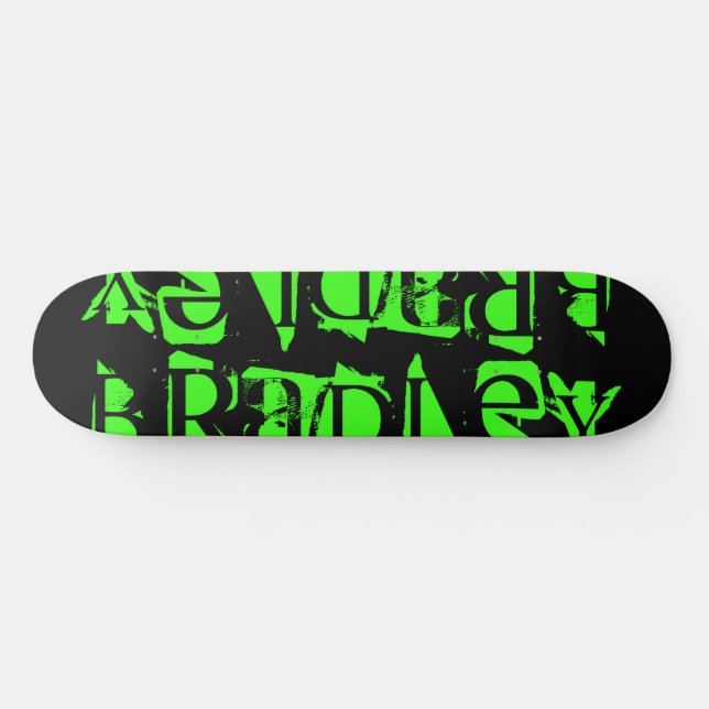 Add Your Own Custom Name Personalized Skateboard (Horz)