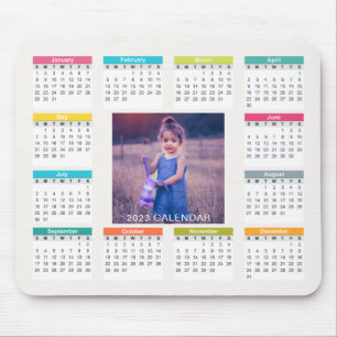 Add Your Own Custom Photo 2023 Calendar Mousepad