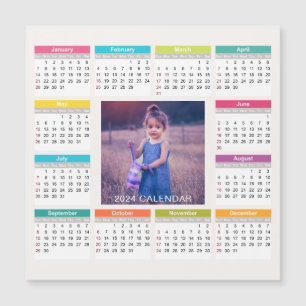 Add Your Own Custom Photo 2024 Calendar   Magnet