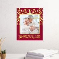 Add Your Own Custom Photo 50th Wedding Anniversary