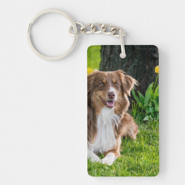 Add Your Own Custom Photo Double Sided Keychain (Front)