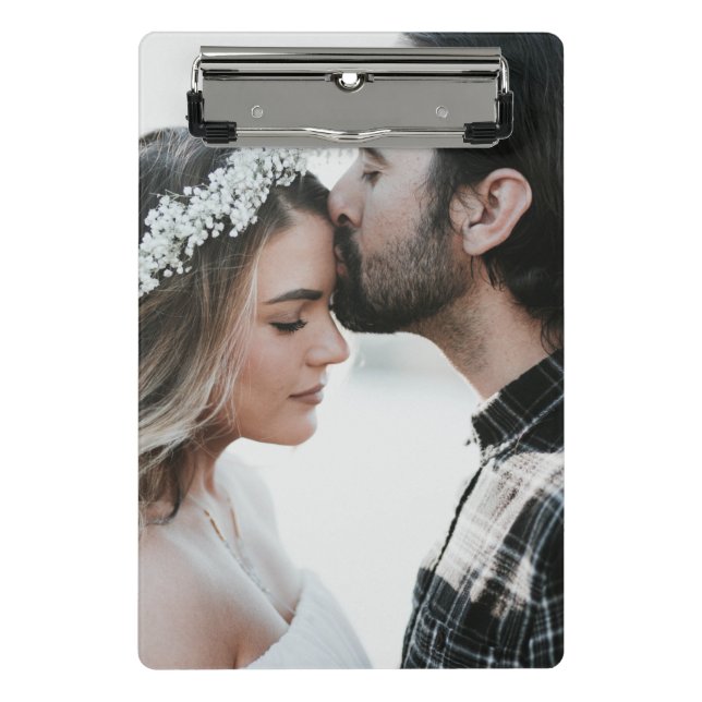 Add Your Own Custom Photo Double Sided   Mini Clipboard (Front)